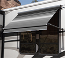 Simply Shade Window Awning with Upgraded Fabric